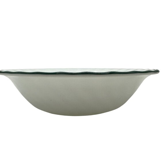 Corelle Callaway Ivy Swirl 7.5" Soup/Salad Bowls White Green Microwaveable - Picture 2 of 3